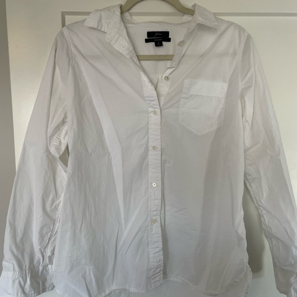 J. Crew Crisp White Classic Shirt